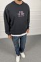 Boxy Fit Printed Oversized Sweatshirt |   Stk2116-Sweatshirt - 5