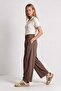 Pleated Polyviscon Trousers Lby0104 Mink - 3