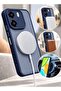 Honor X6e 4G 2026 SilkTouch Premium Matte Silicone Protective with Thin Magsafe Case Cover - 4