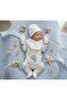 100% Cotton 5-Piece Hospital Release Zibin Set for Little Boys / with Blue Bear