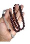 Original Squeeze Amber 8*11 mm Burnt Tumbled Prayer Beads Suitable for Daily Use - 5