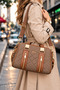 Women's Large Size Quilted Pattern Luxury Hand and Shoulder Bag Size: 31 X 21 cm Shopper - 5
