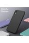 غطاء سيليكون لآيفون XR، أسود - 5