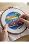 Tapestry Printed Etamine Processing Kit |   Hobby Set with Pulley No:27 - 4