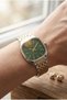 Stylish and Modern Women's Wristwatch |   23 mm Steel Band, Green Dial - 2