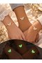 3-Piece Best Friends Bracelet Set Glow-In-The-Dark Butterfly Glow Butterfly