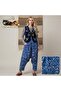 Authentic Village Salwar 100% Cotton Viscose Floral Patterned Comfortable Cut Women's Salwar with Net 38Size 100 kg