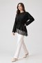 Women's Lace Detailed Belted Modal Tunic - 3