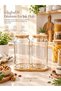 2-Piece 1400 ml Vacuum Glass Food Jar with Bamboo Lid and Stand – with Gift Tag - 3