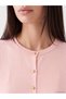 Alita City Lcw Everyday Pink Knitwear Plain Women's Cardigan with a Difference - 3