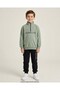 Boys 10-11-12-13-14 Years Old, 2-Piece Tracksuit Set with Zippered Stand Collar Sweatshirt and Sweatpants