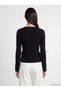 Alita City Farkıyla Lcw Everyday Black Knitwear Plain Short Women's Cardigan - 4