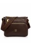 Sargın Women's Faux Leather Multi-Compartment Gold Zipper Daily Use Crossbody Bag - 4