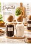 2-Piece Standable 1400 ml Food Jar with Ball Lid – with Label and Gift