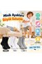 Children's Sports Socks Set of 3 Black White Gray Fine Stitched Scented Wash Soft Flexible Daily Socks Set - 7