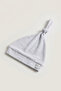 Unisex Baby 100% Cotton Interlock Knotted Hat with Written Label, Set of 4, 0-6 Months - 3