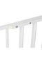 Indoor/ Outdoor Extendable No Trip Gate-for Stairs Doorways, Mesh Safety Gate for Baby / Infant / Toddlers | 60-107cm- Metal (White) - 3