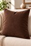 Melodi Punch Embroidered 2-Piece Throw Pillow Cover Set |   Zippered 42X42 cm |   Modern Sofa Throw Pillow with Pattern, Decorative - 4
