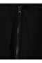 Two Mt Shop Quality Lcw Kids Black Interlock Plain Loose & Baggy Girls' Zip-Up Sweatshirt - 2