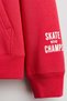 Print-motif brushed-inside hoodie - 5