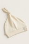 Unisex Baby 100% Cotton Interlock Knotted Hat with Written Label, Set of 4, 0-6 Months - 2