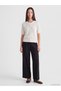 Alita City Farkıyla Lcw Everyday White Knitwear Openwork Short Women's Cardigan - 2