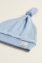 Unisex Baby 100% Cotton Interlock Knotted with My Friends Beanie Hat 0-6 Months - 2