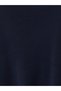 Ozmarka New Season Navy Blue Crew Neck Patterned Women's Knitwear Sweater - 7