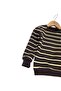 Boys' Striped 1-2-3-4 Years Old Winter 3 Threaded Ribbed 2-Piece Top and Bottom Tracksuit Set - 3