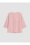 Alita City Farkıyla Lcw Everyday Pink Aerobin Plain Collar Three Quarter Sleeve Women's Blouse - 6