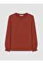 Alita City Lcw Grace Orange Embroidered Oval Neck Long Sleeve Women's Blouse with a Difference - 5