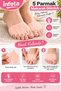 Skin Color Silicone 5 Finger Separator Roller Toe Liner Callus and Bunion Protector - 3