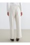 Two Mt Shop Quality Koor Sport Beige Diver Fabric Straight Loose & Baggy Women's Sweatpants - 4