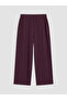 Two Mt Shop Quality Plum 3 Thread Plain Loose & Baggy Women's Sweatpants - 5