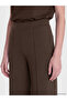 Two Mt Shop Quality Lcw Modest Brown Diver Fabric Plain Standard & Regular Women's Sweatpants - 3