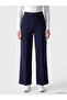 Two Mt Shop Quality Lcw Modest Navy Blue Diving Fabric Plain Standard & Regular Women's Sweatpants
