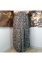 Elastic Waist, Vibrant Colored Patterned Viscose Printed Fabric Maxi Skirt, Prayer Skirt, Size 38, 100 kg - 4