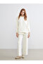 Two Mt Shop Quality Koor Sport Beige Interlock Plain Loose & Baggy Women's Sweatpants