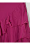 Alita City Lcw Vision Plum Plain Long Women's Skirt with a Difference - 6