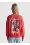Esvab • Modern & Distinctive Printed Loose Fit Women's Sweatshirt - 5