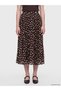 Quality Pieces from Çelebi Store Polka Dot Pleated Skirt with Waist Cord - 3