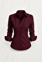 Women's Slim Fit Waist-Tied Stylish Shirt with Tie Back - 2