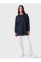 Peak New Season Navy Blue Soft Touch Women's Sweatshirt Tunic - 2