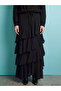 Alita City Lcw Vision Black Plain Long Women's Skirt with a Difference - 4
