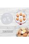 Biki Electric Egg Steamer - Multi-functional Rapid Cooker (Pink) | جهاز بخار البيض الكهربائي بطبقتين - 7