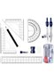 10Pcs Maths Set,Protractor And Compass Kit Math Ruler Pencil Rubber Sharpener School Stationery Draw