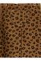 Leopard Patterned Baby Girl Velvet Salopet Set (W6) - 4