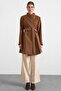 Punto Detailed Large Size Coat Taba 3192 - 3