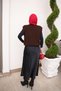 Brown Button Knit Vest - 4