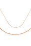 Silver omega choker chain